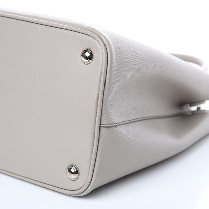 Prada Saffiano Cuir Small Double Handle Tote Pomice 9 of 12