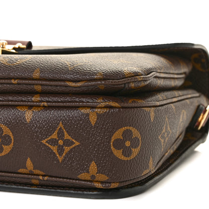 Louis Vuitton Monogram Braided Pochette Metis Safran 8 of 8