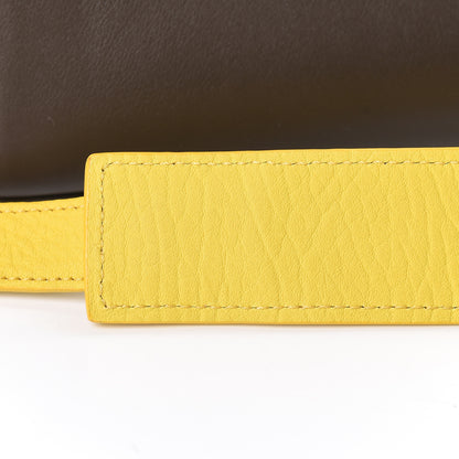 Celine Elephant Calfskin Small Tri-Color Trapeze Yellow 13 of 13