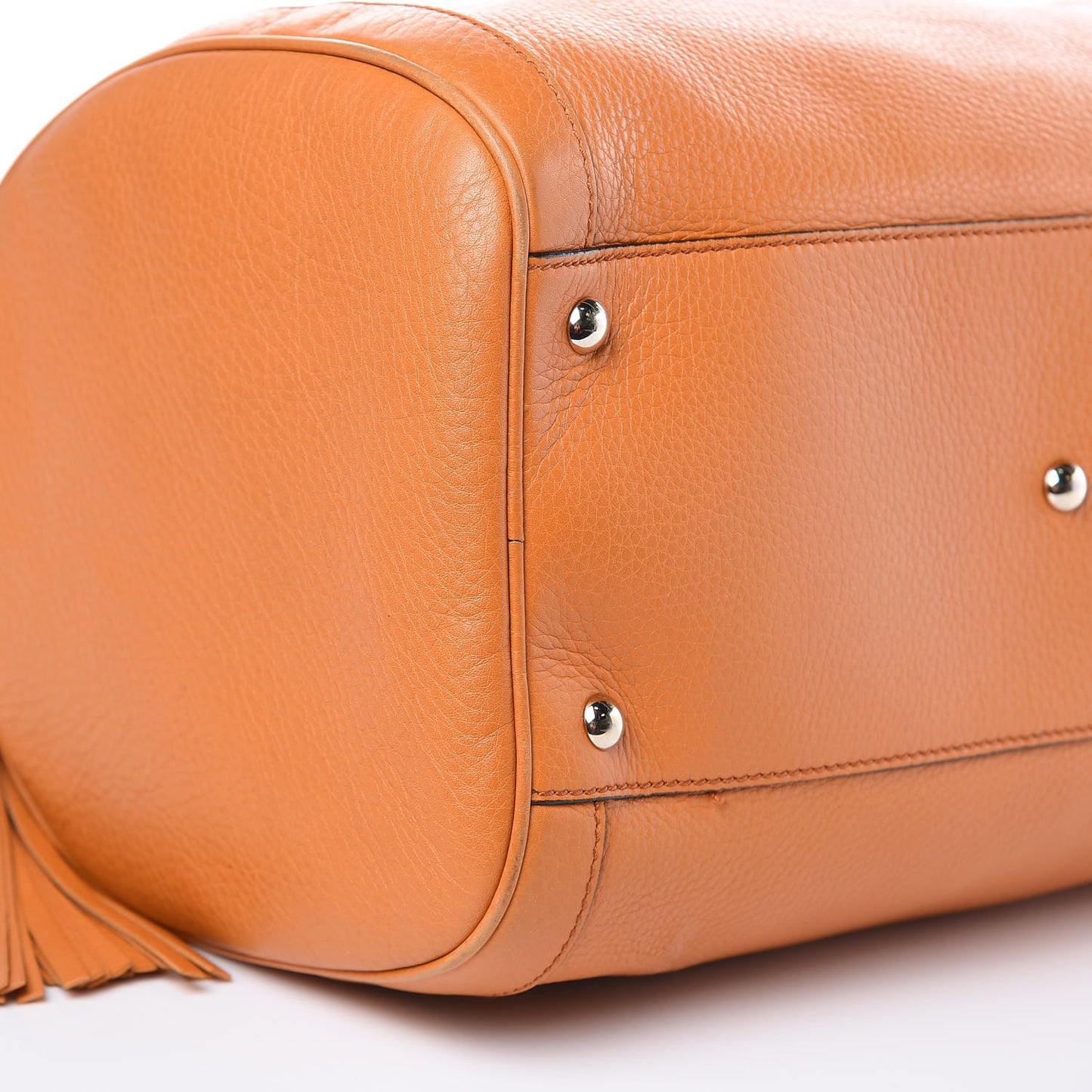 Pebbled Calfskin Medium Soho Boston Curcuma