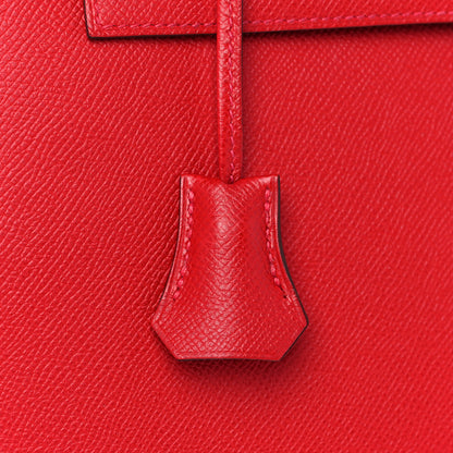 Hermes Epsom Kelly Sellier 32 Rouge Casaque 36 of 45