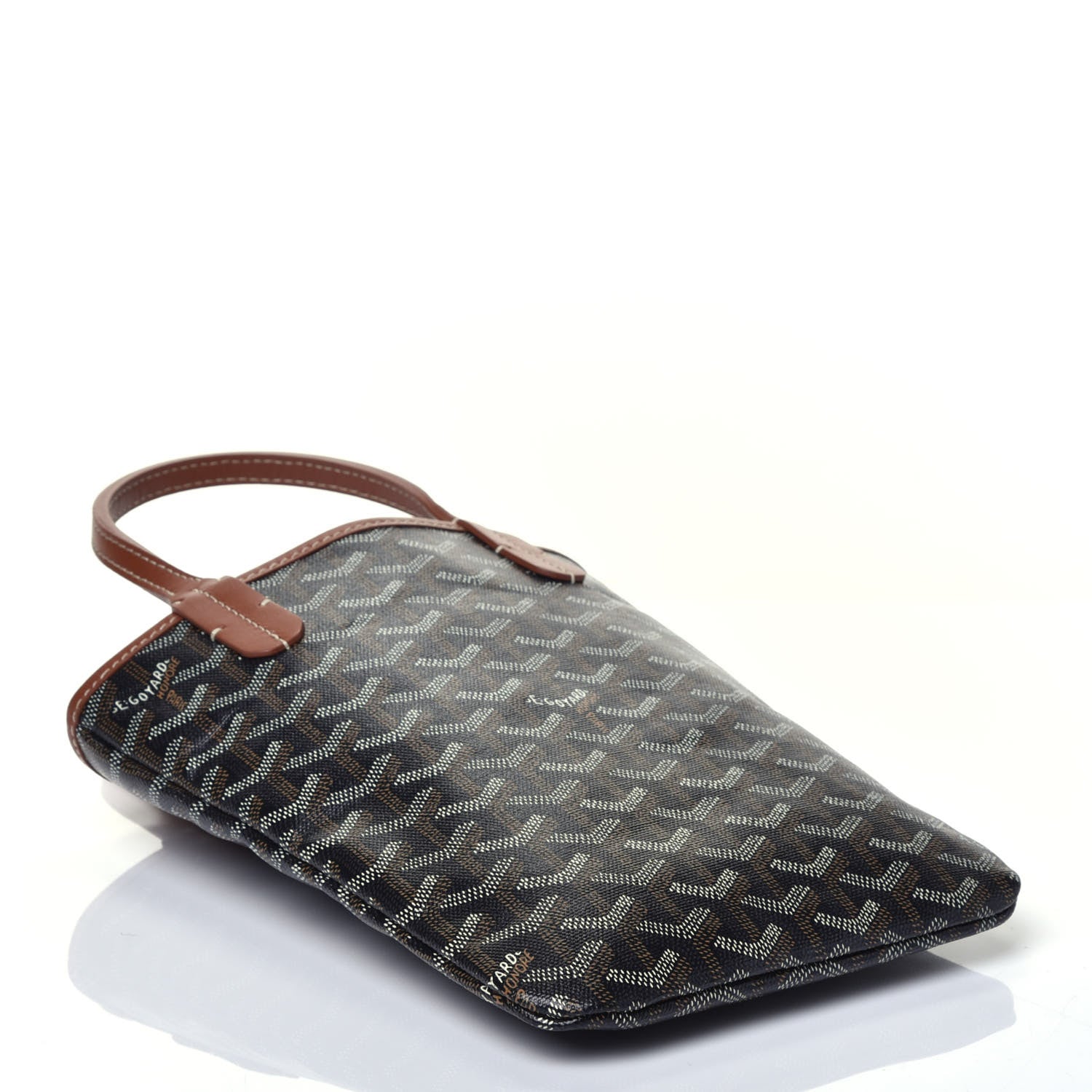 Goyard Goyardine Poitiers Tote Black Gold 4 of 9