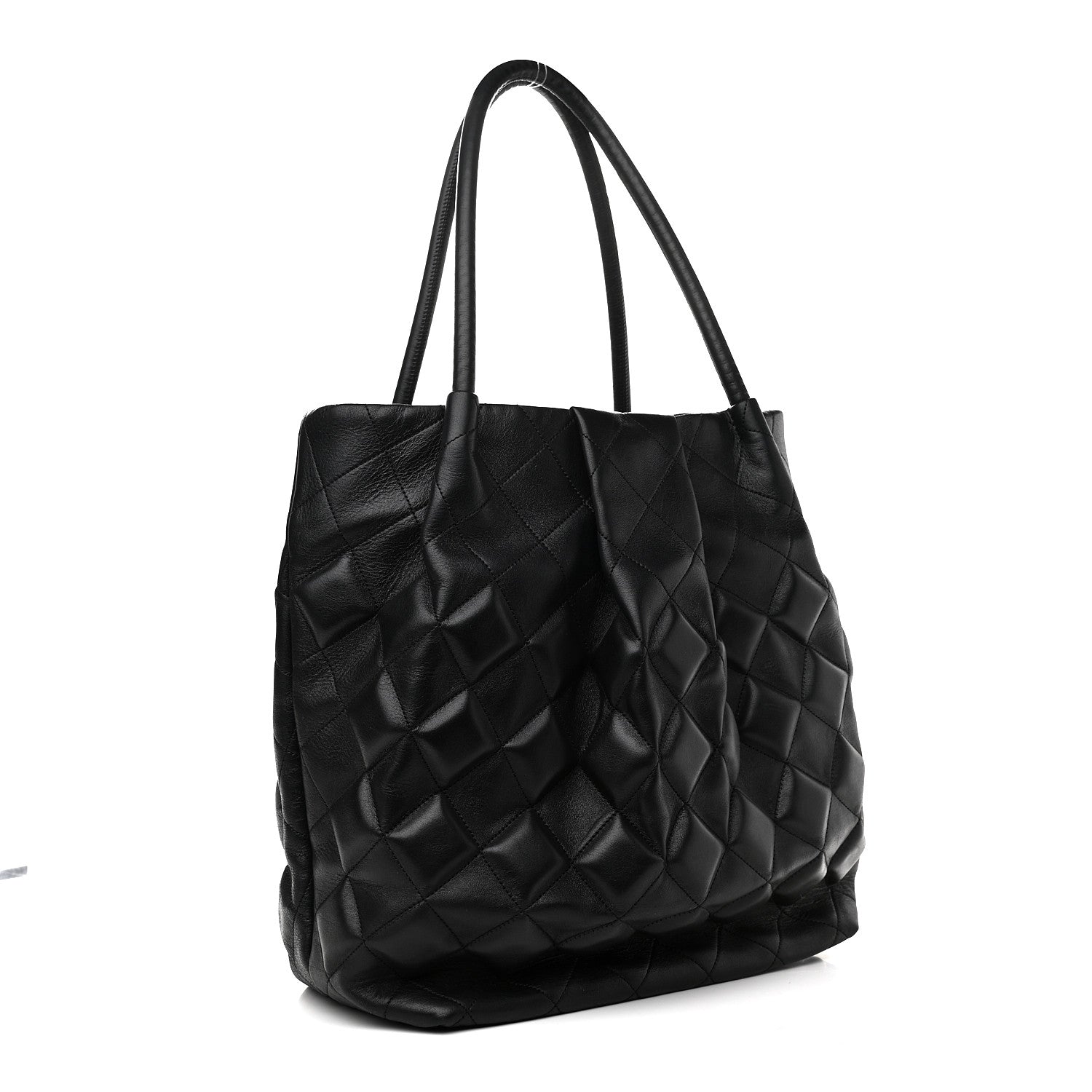 Chanel Calfskin Sloane Square Tote Black 3 of 9