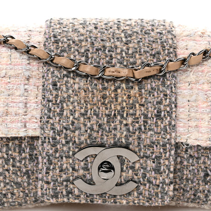 Chanel Tweed Medium Fantasy Flap Grey 8 of 12