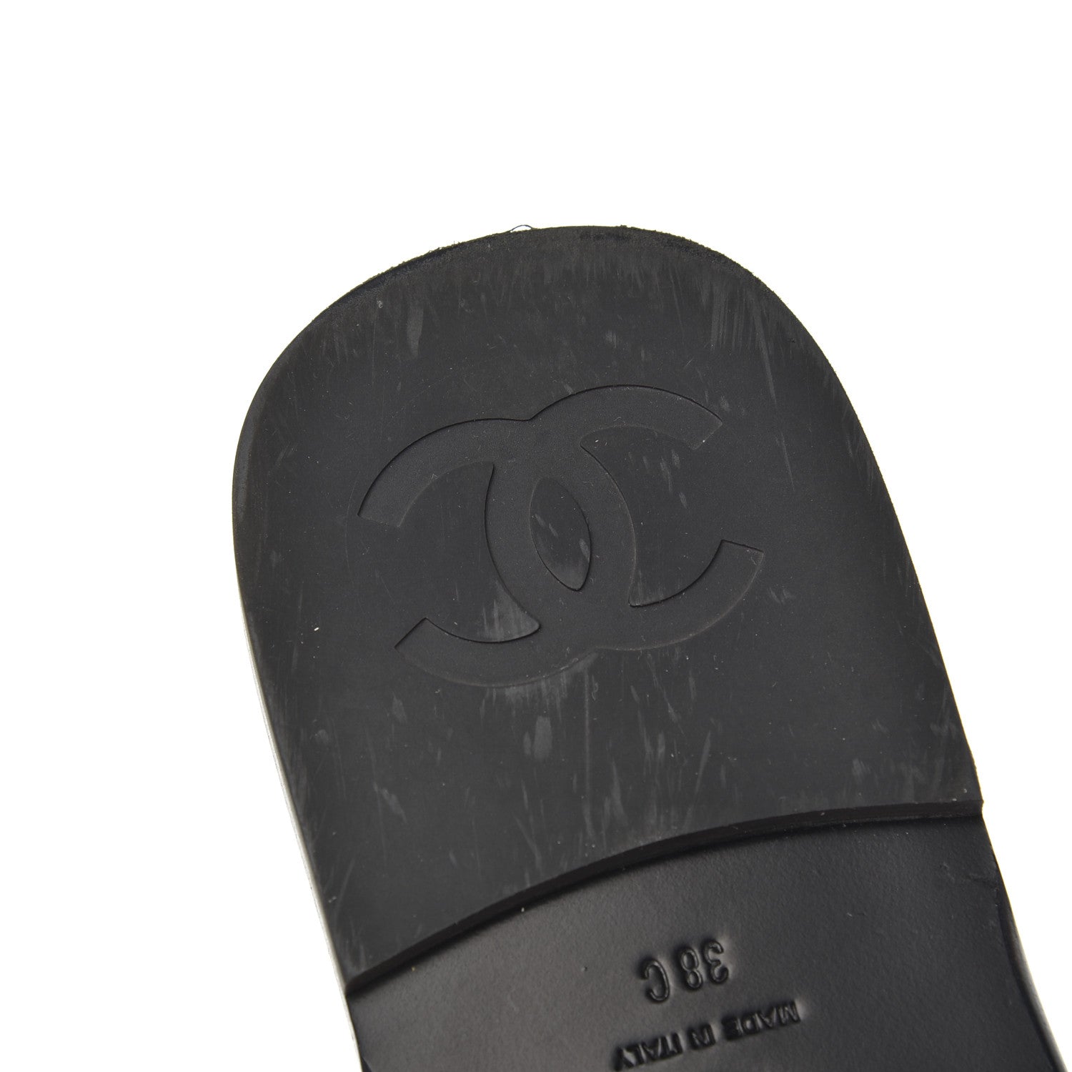 Chanel Patent Calfskin CC Slip On Mules 38 Black 11 of 11
