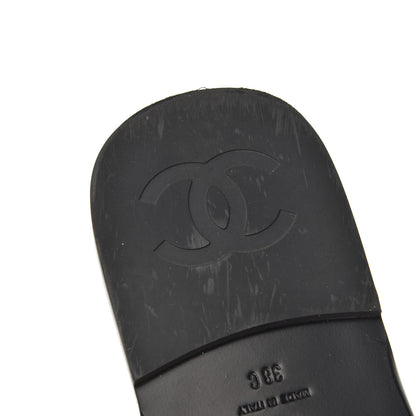 Chanel Patent Calfskin CC Slip On Mules 38 Black 11 of 11