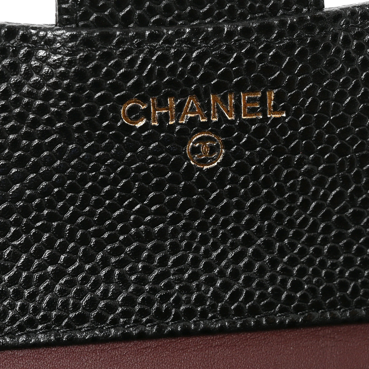 Chanel Caviar Quilted Compact Flap Wallet Black 6 of 9