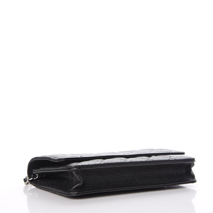 Chanel Caviar Quilted Wallet On Chain WOC Black 4 of 9