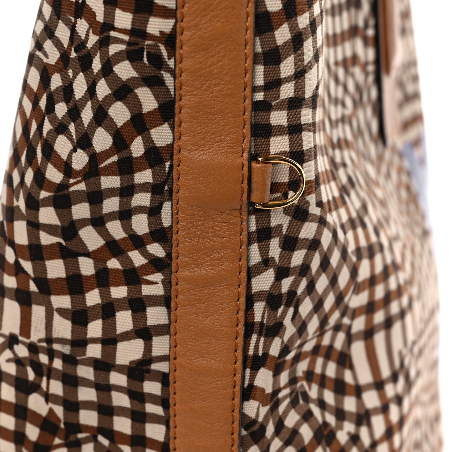 Visetos Medium Project Reversible Shopper Tote Cognac