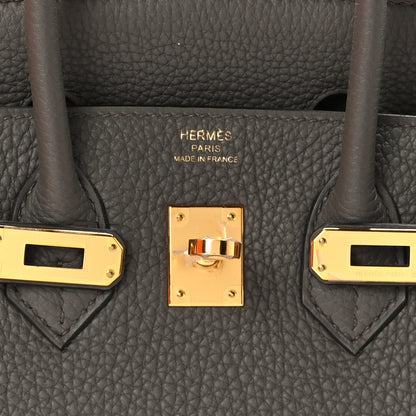 Hermes Togo Birkin 25 Etain 7 of 12