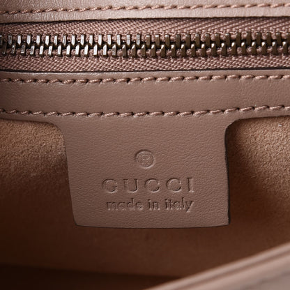 Gucci Calfskin Matelasse Small GG Marmont Shoulder Bag Porcelain Rose 7 of 8