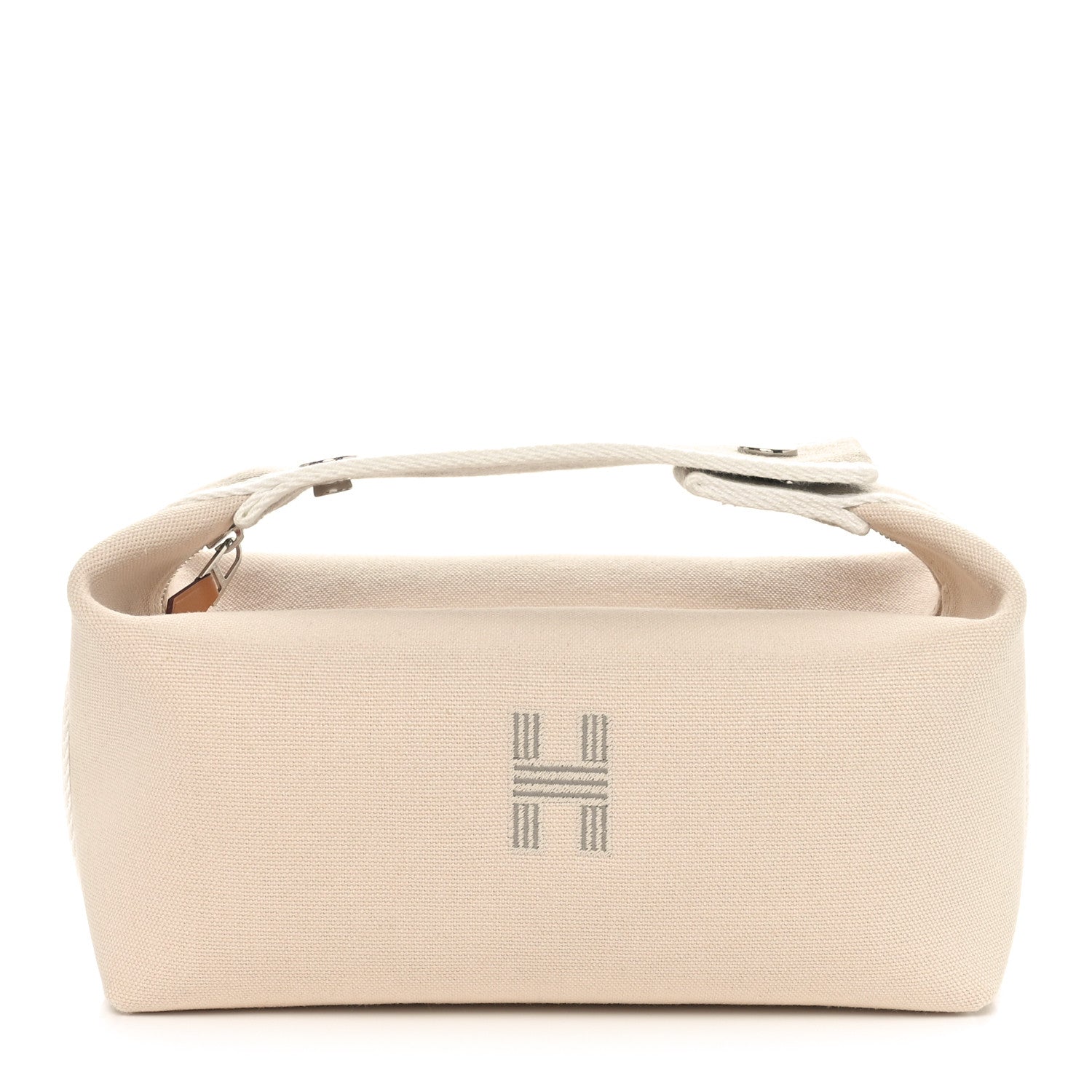 Hermes Canvas Small Bride-A-Brac Pouch Natural 1 of 10