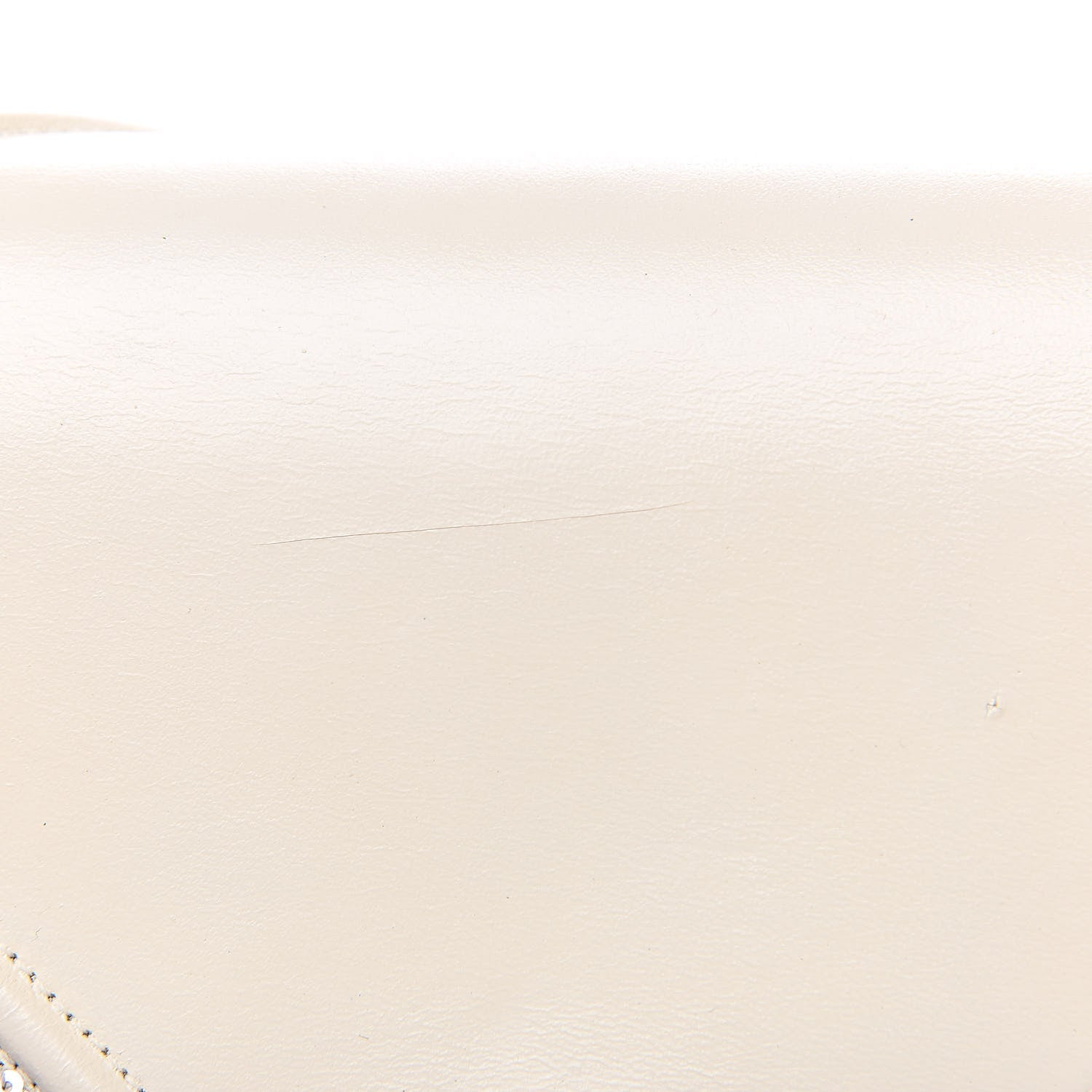 Christian Dior Lambskin Sequin Medium Diorama Flap Bag White 10 of 16