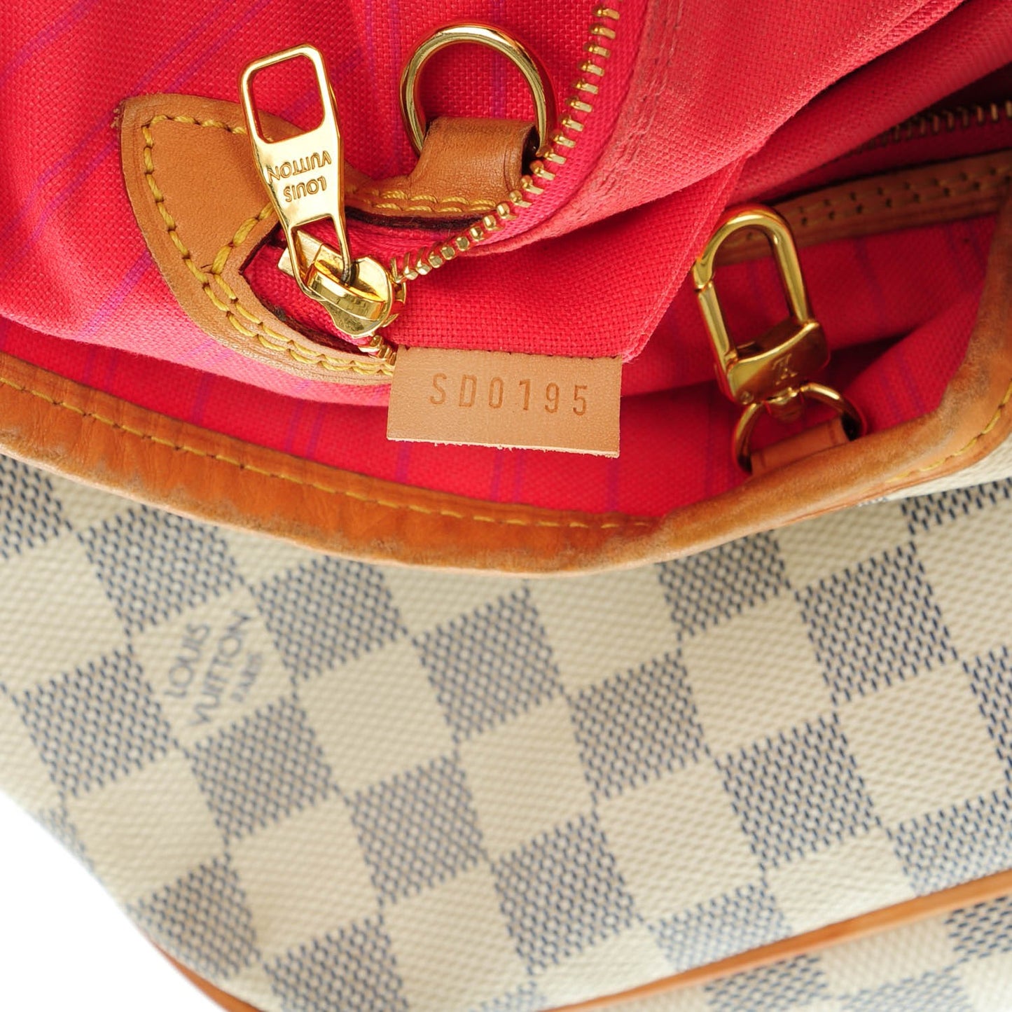 Damier Azur Delightful MM Pink