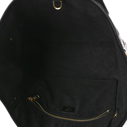 Louis Vuitton Empreinte Monogram Giant Broderies Neverfull MM Black 6 of 11