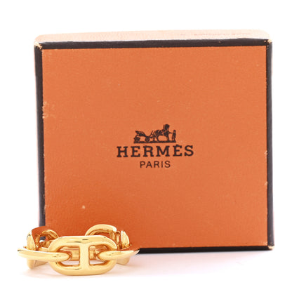 Hermes Permabrass Regate Scarf Ring Gold 4 of 4