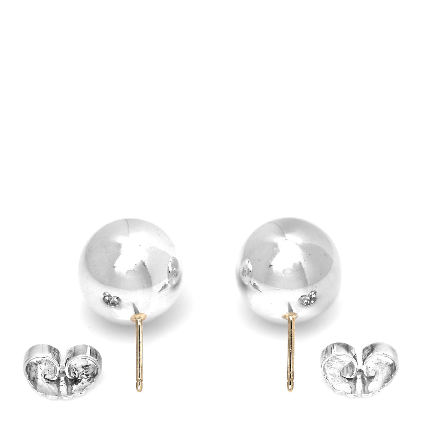 Sterling Silver 14mm HardWear Ball Earrings