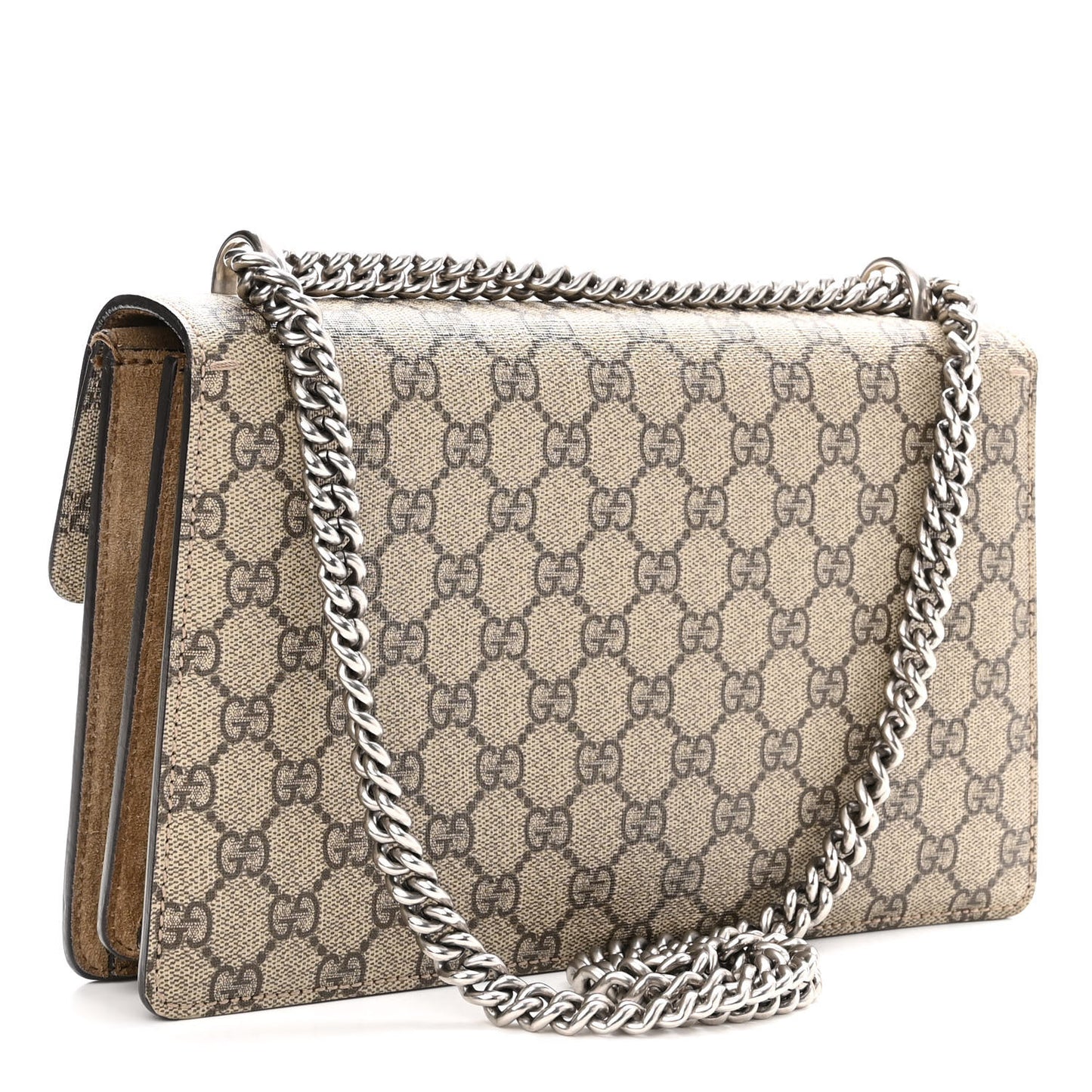 GG Supreme Monogram Small Dionysus Shoulder Bag Taupe