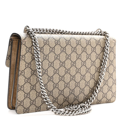 Gucci GG Supreme Monogram Small Dionysus Shoulder Bag Taupe 3 of 12