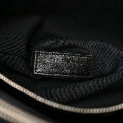 Saint Laurent Calfskin Y Quilted Monogram Large Loulou Shopper Black 6 of 13