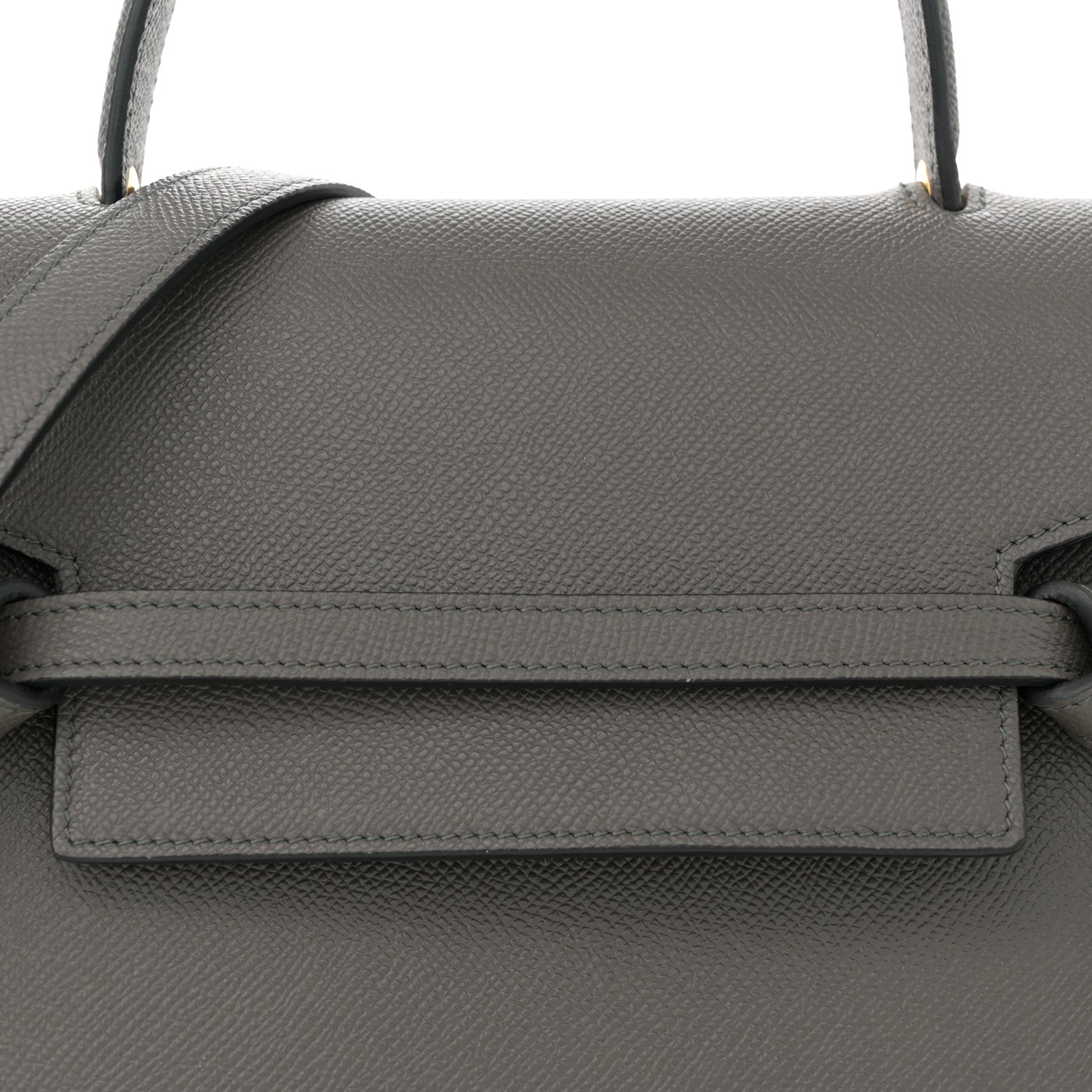 Celine Grained Calfskin Micro Belt Bag Grey 7 of 11