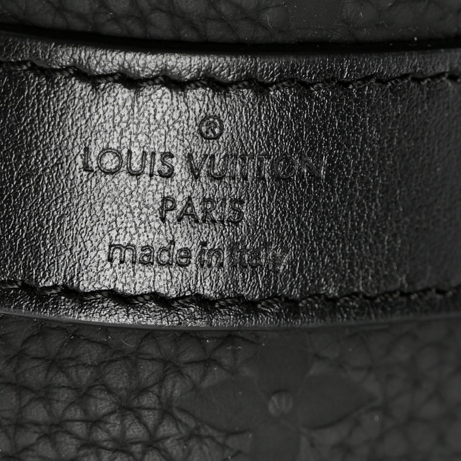 Louis Vuitton Taurillon Monogram Keepall Bandouliere 50 Black 5 of 9