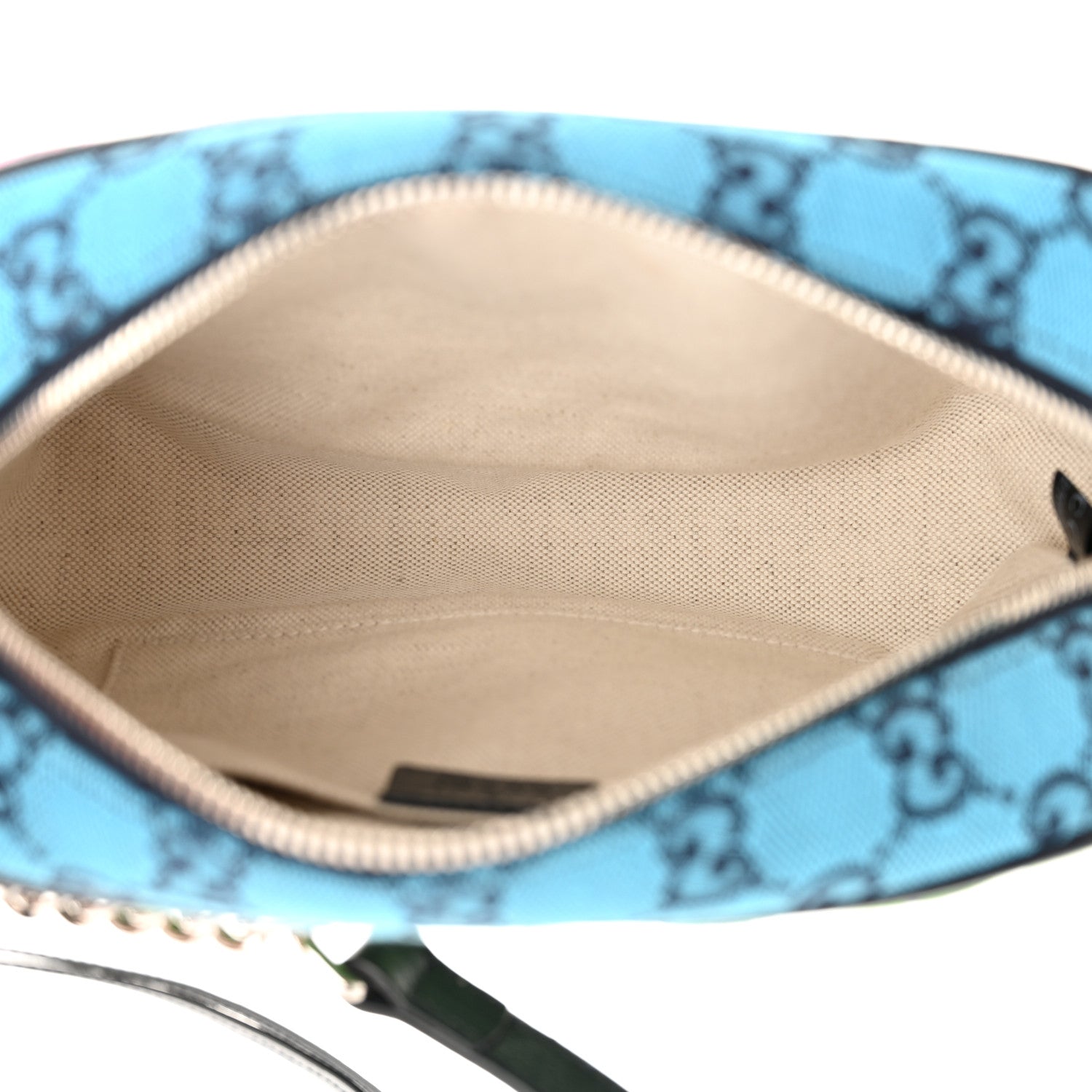 Gucci Monogram Multicolor Matelasse Diagonal Small GG Marmont Chain Shoulder Bag Pink Blue Green Red Light Blue 5 of 11