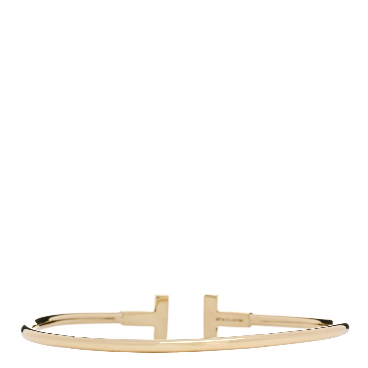 18K Yellow Gold T Wire Bracelet