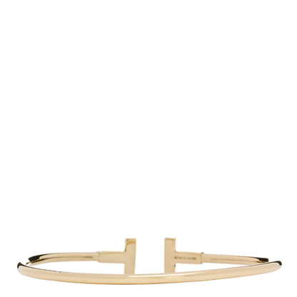 Tiffany 18K Yellow Gold T Wire Bracelet 2 of 3