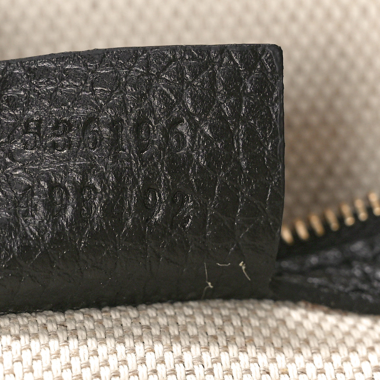 Gucci Pebbled Calfskin Medium Soho Chain Shoulder Bag Black 7 of 11