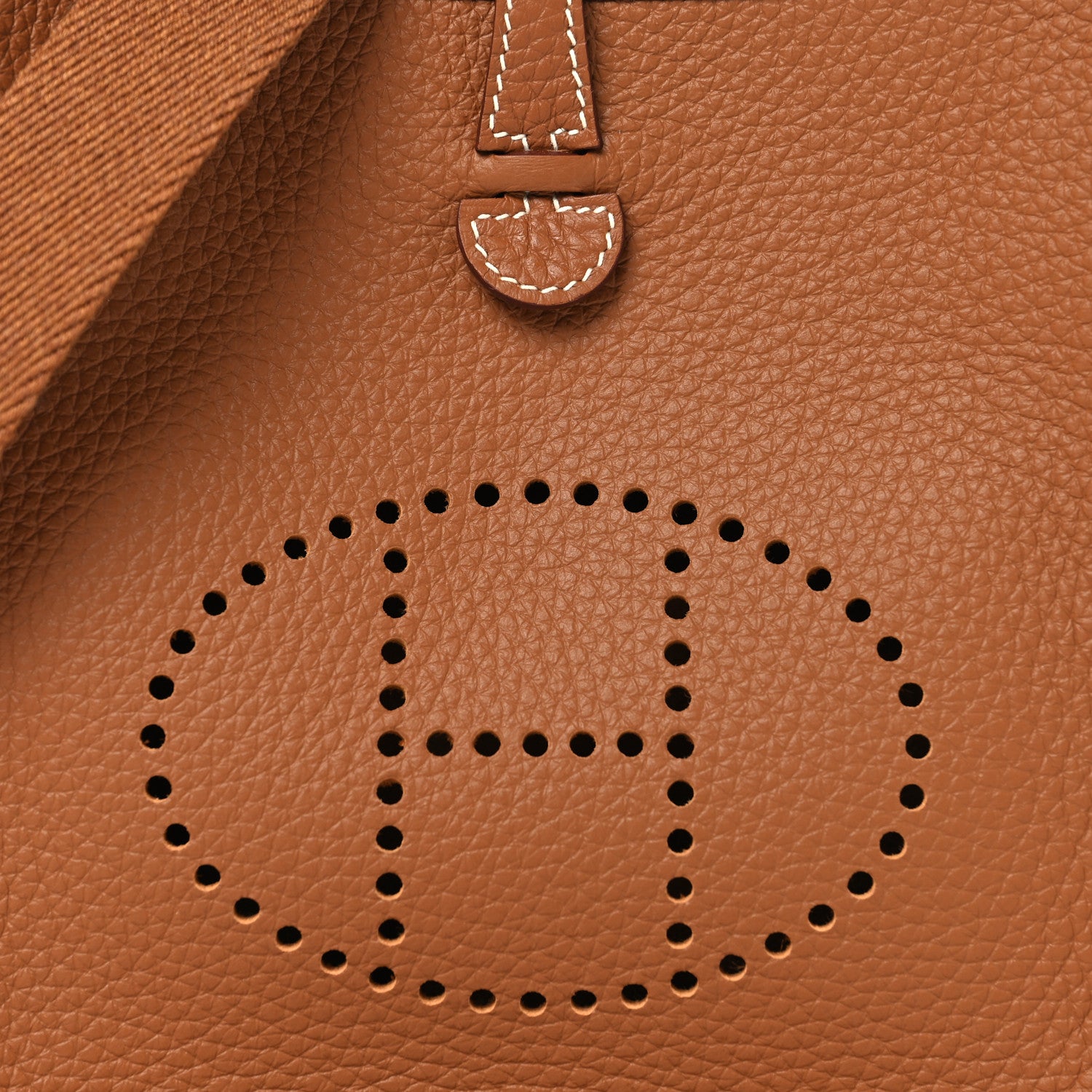 Hermes Taurillon Clemence Evelyne TPM Gold 8 of 11