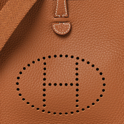 Hermes Taurillon Clemence Evelyne TPM Gold 8 of 11