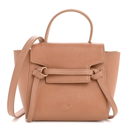 Celine Grained Calfskin Pico Belt Bag Light Taupe 1 of 15