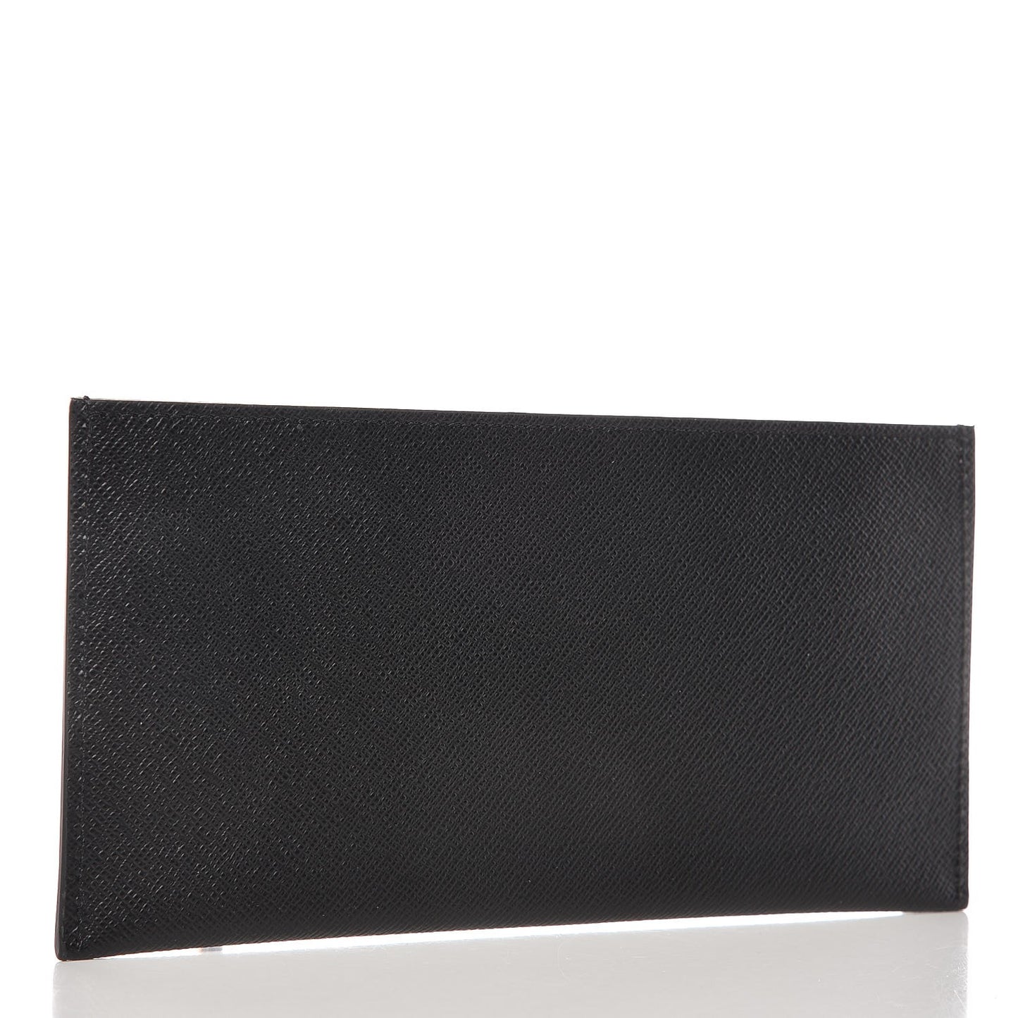 Calfskin Felicie Chain Wallet Card Holder Insert Black