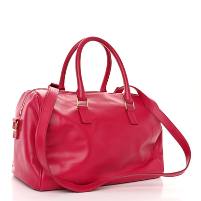 Saint Laurent SAINT LAURENT Calfskin Classic Duffle 6 Fuchsia 3 of 9