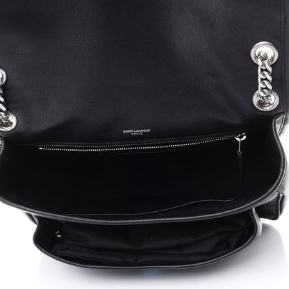 Saint Laurent Lambskin Matelasse Monogram Microstud Medium Niki Chain Satchel Black 4 of 4