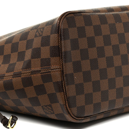 Louis Vuitton Damier Ebene Neo Neverfull MM Rose Ballerine 9 of 23