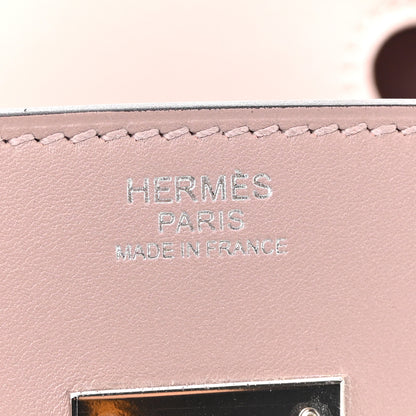 Hermes Veau Tadelakt Birkin 30 Glycine 6 of 11
