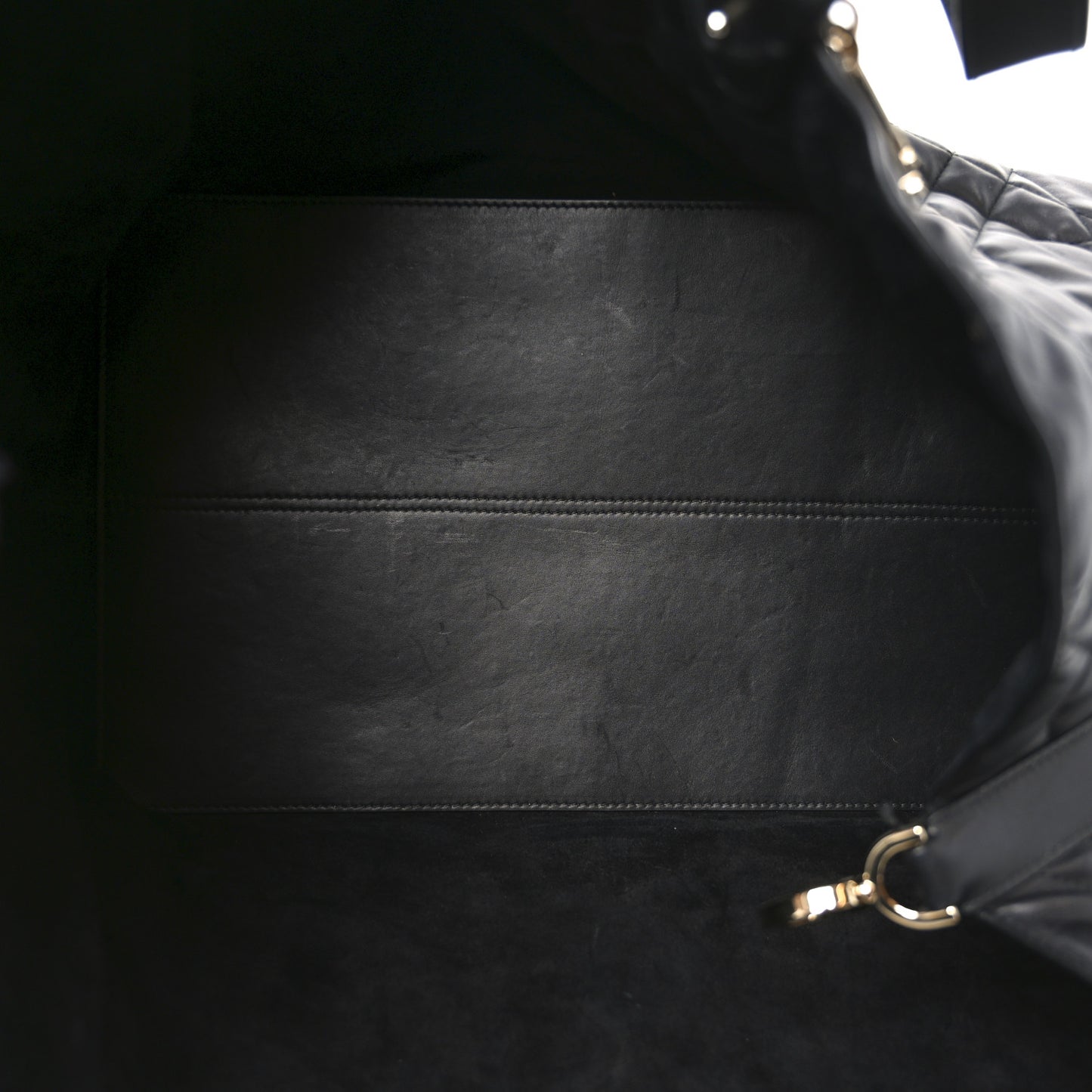 Calfskin Macrocannage Large Toujours Black