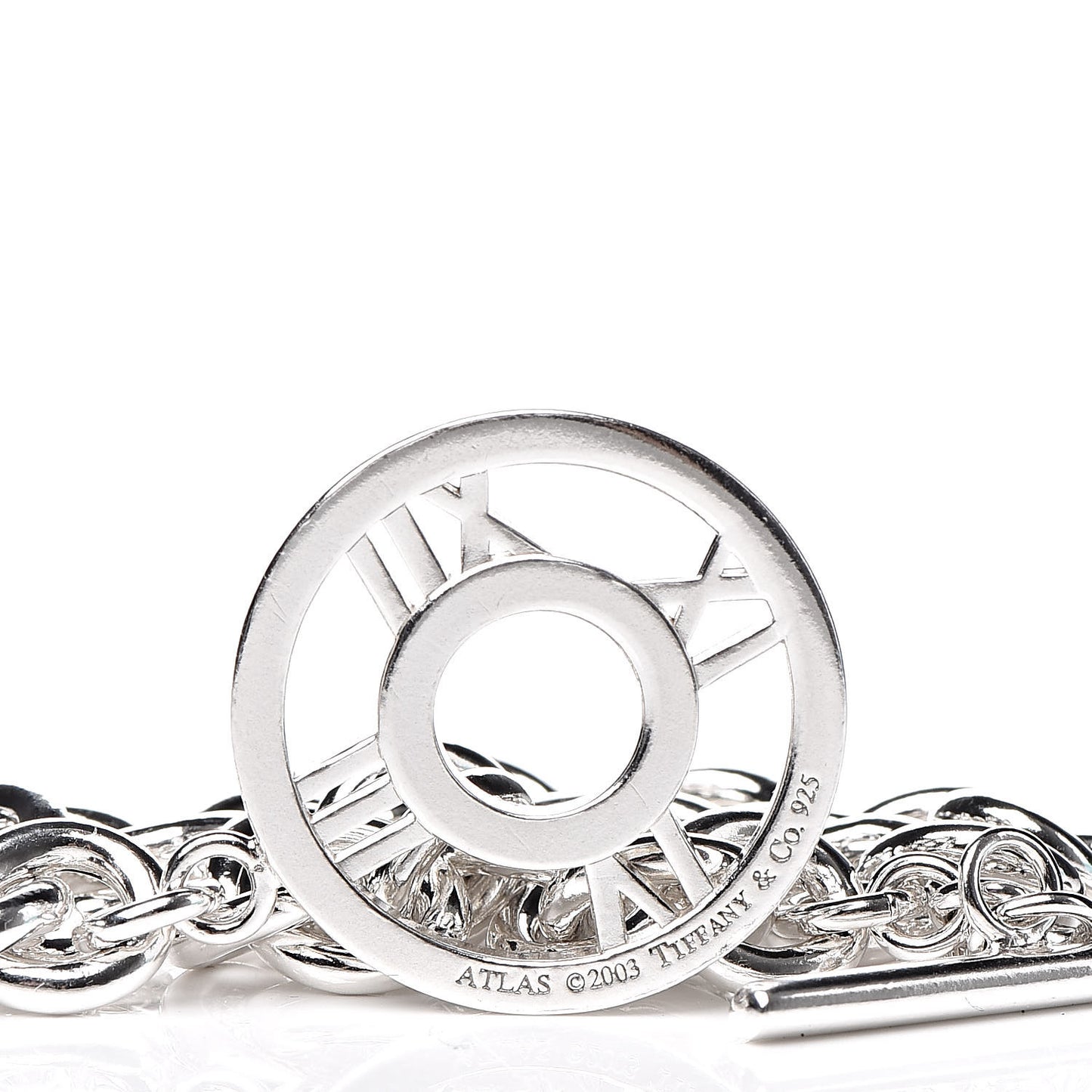 Sterling Silver Atlas Toggle Bracelet