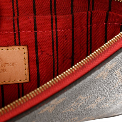 Louis Vuitton Monogram Neverfull MM GM Pochette Pivoine 10 of 15