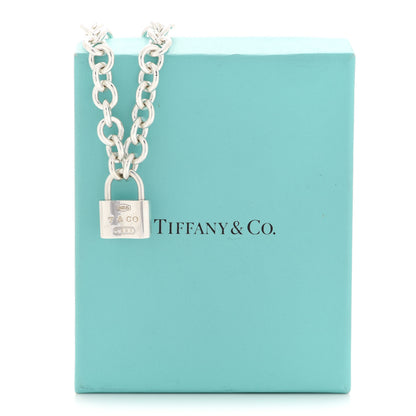 Tiffany Sterling Silver 1837 Lock Charm Necklace 5 of 5