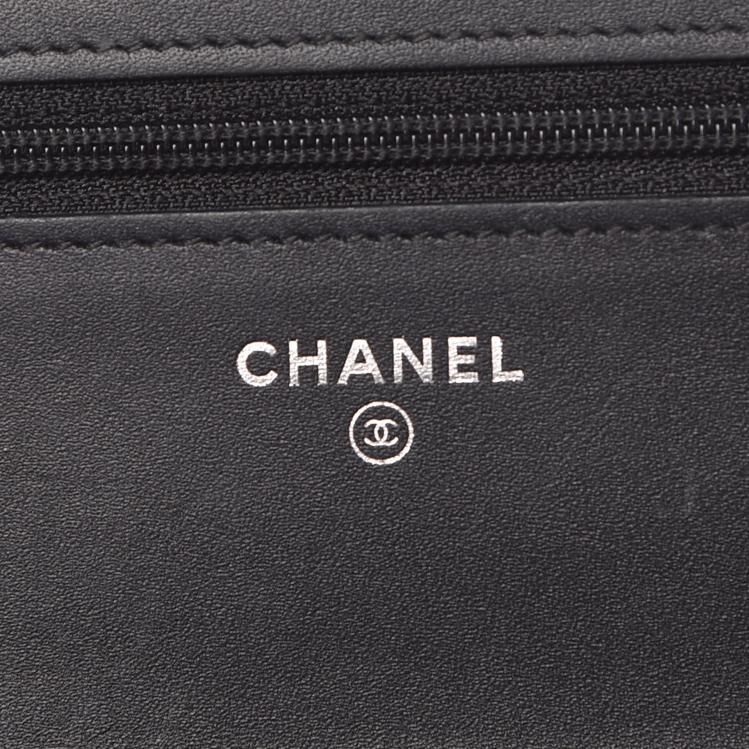 Chanel Patent Quilted Wallet On Chain WOC Black 6 of 9