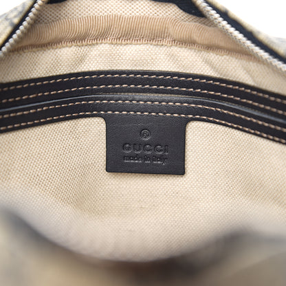 Gucci GG Plus Monogram Selleria Calfskin Medium Messenger Bag Beige Blue 5 of 10