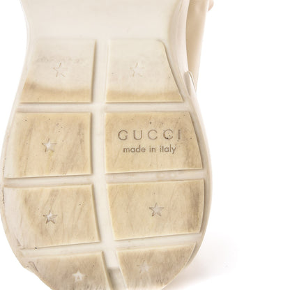 Gucci Calfskin Interlocking G Logo Mens Rhyton Sneakers 9 Ivory 9 of 10