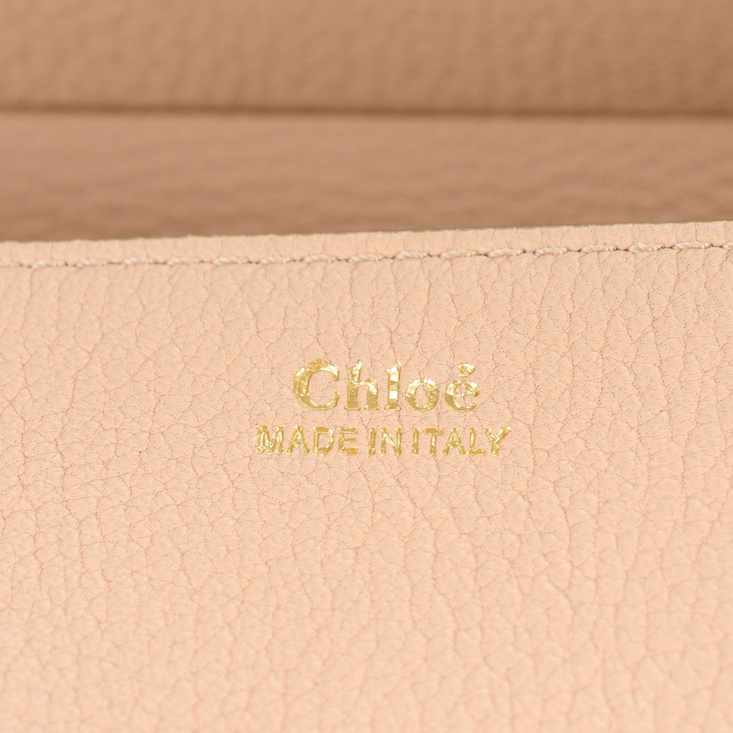 Chloe Grained Lambskin Medium Drew Shoulder Bag Cement Pink 6 of 7