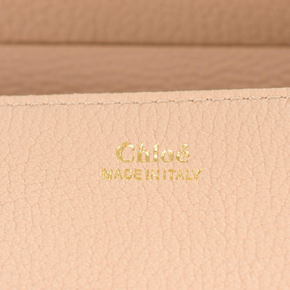 Chloe Grained Lambskin Medium Drew Shoulder Bag Cement Pink 6 of 7