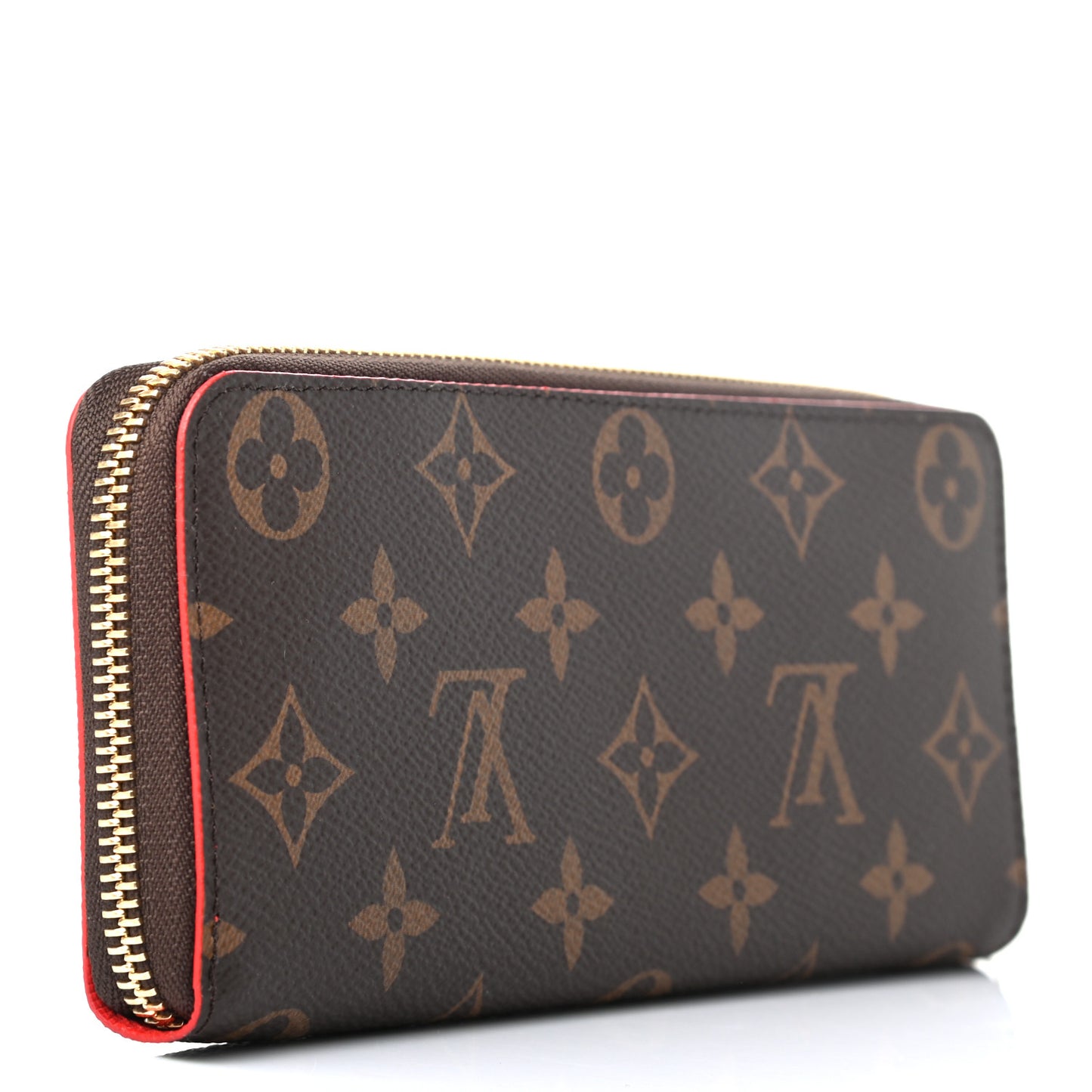 Monogram Blooming Flowers Clemence Wallet Coquelicot