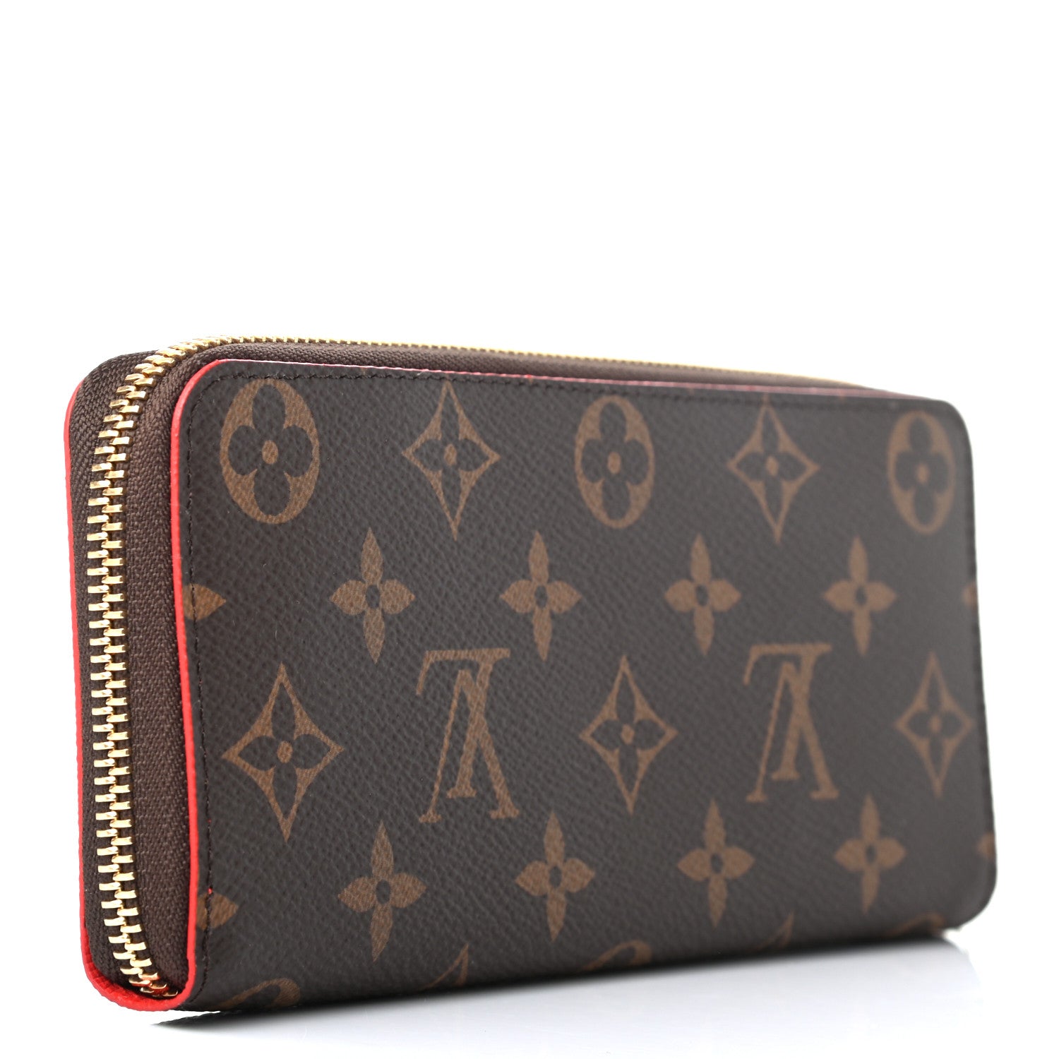 Louis Vuitton Monogram Blooming Flowers Clemence Wallet Coquelicot 3 of 7