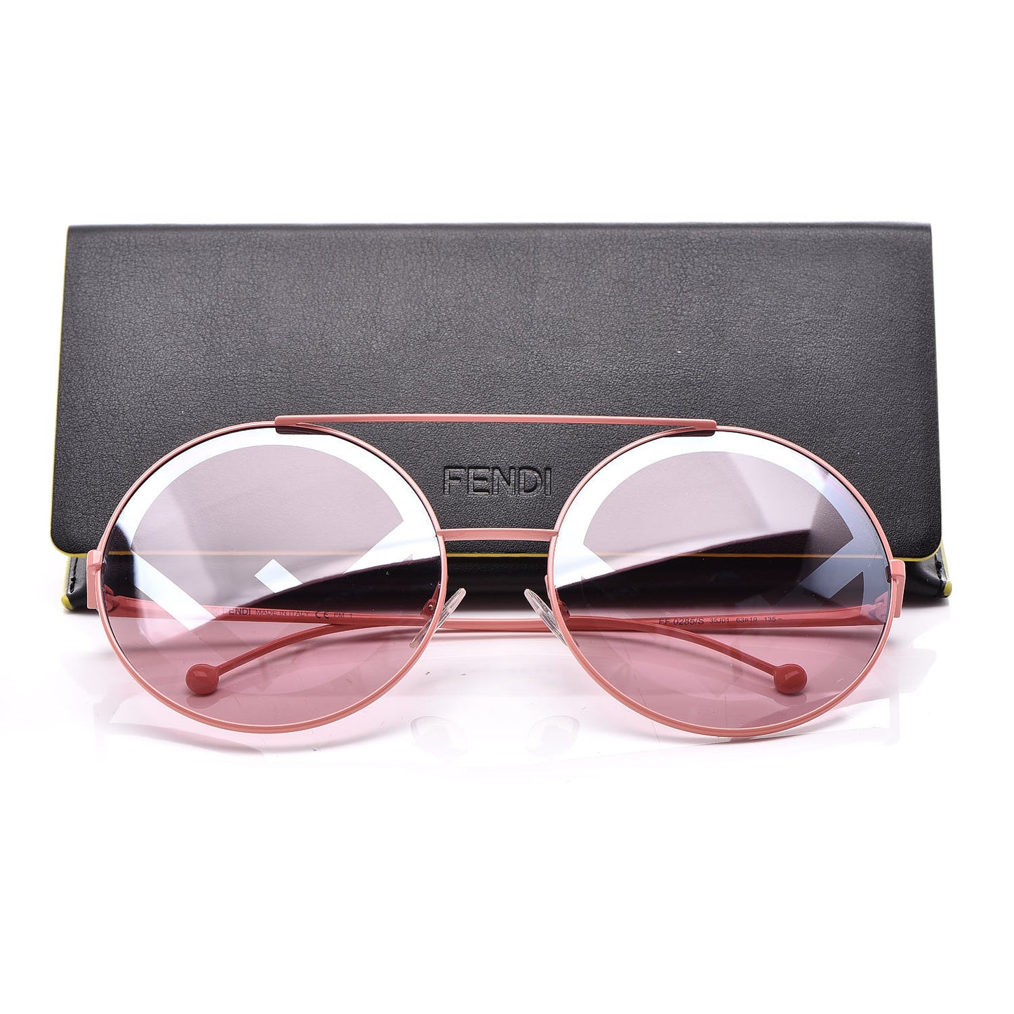 Round Frame Printed Run Away Sunglasses FF 0285/S Pink
